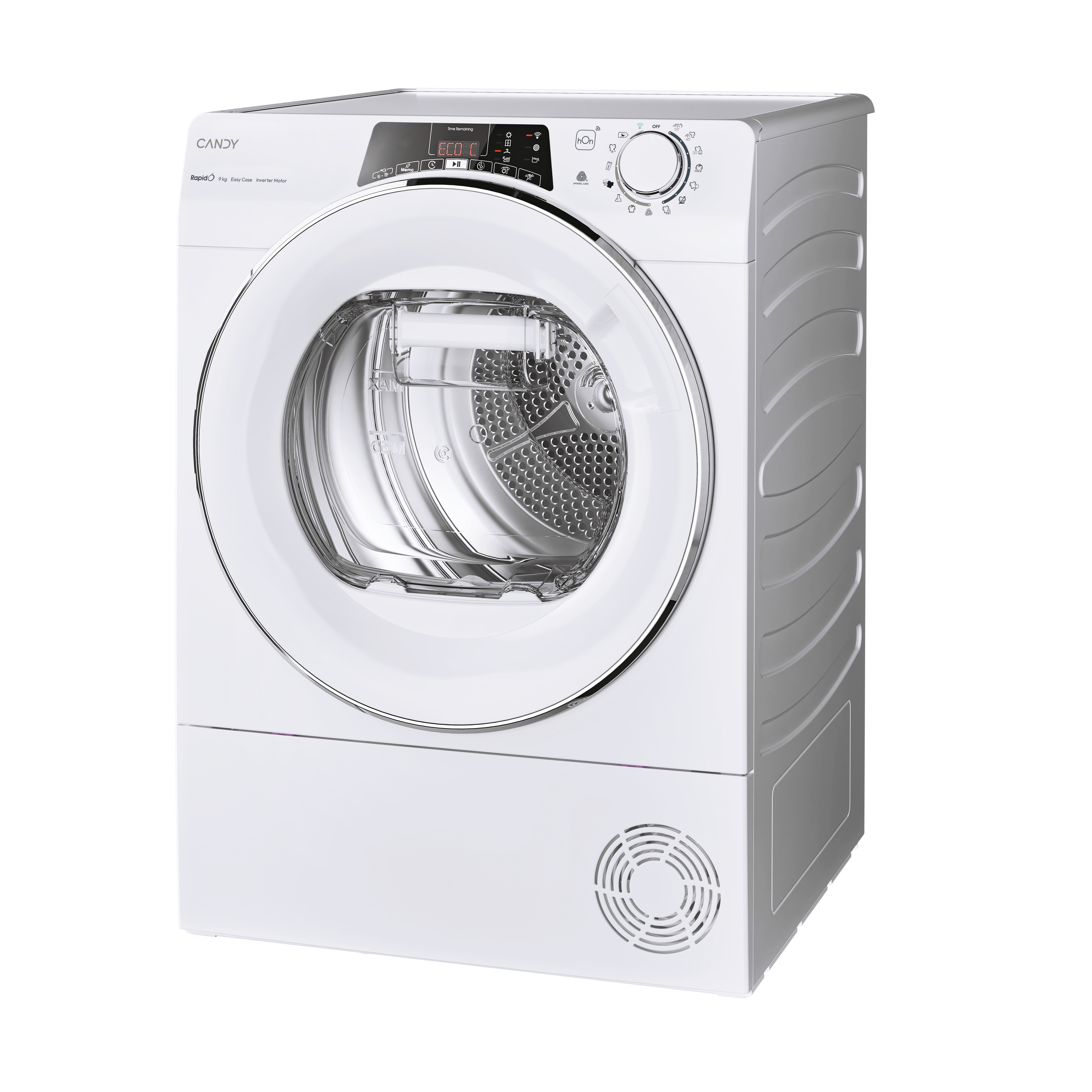 Candy ROE H9A3TCEX-S Hőszivattyús szárítógép – 9 Kg, A Energiaosztály,  Wi-Fi/Bluetooth kapcsolódás, Gyűrődésgátló funkció