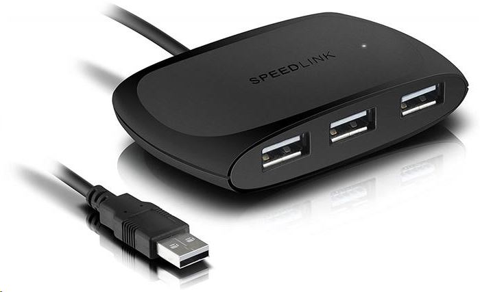 Speedlink Snappy 4 portos USB 2.0 Hub fekete (SL-140011-BK) Speedlink Snappy 4 portos USB 2.0 Hub fekete (SL-140011-BK)
