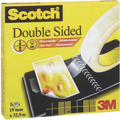 Kétoldalas ragasztószalag, Scotch® (H x Sz) 22.8 m x 12.7 mm átlátszó D6651222 3M, tartalom: 1 tekercs Kétoldalas ragasztószalag, Scotch® (H x Sz) 22.8 m x 12.7 mm átlátszó D6651222 3M, tartalom: 1 tekercs