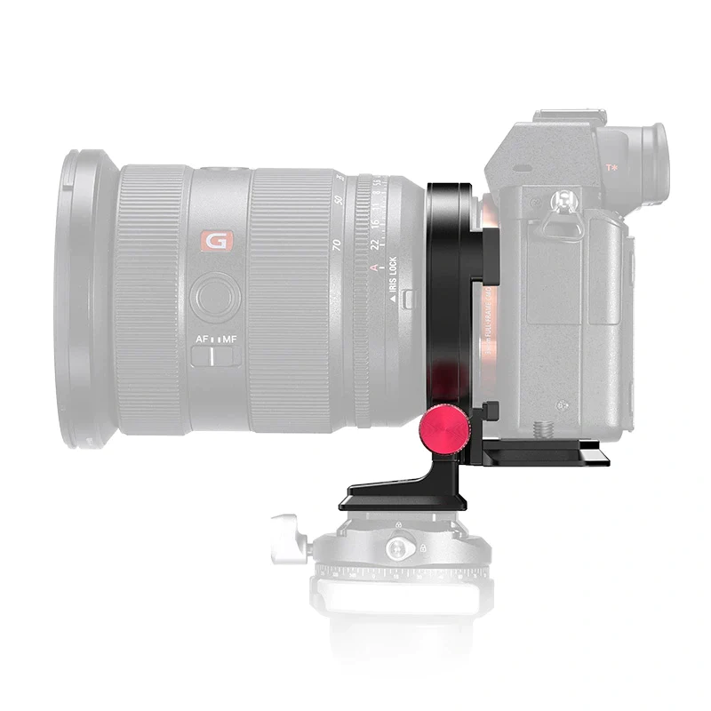 Ulanzi S-63 objektív állvány adapter, horizontális-vertikális rig, Sony Alpha kompatibilitás