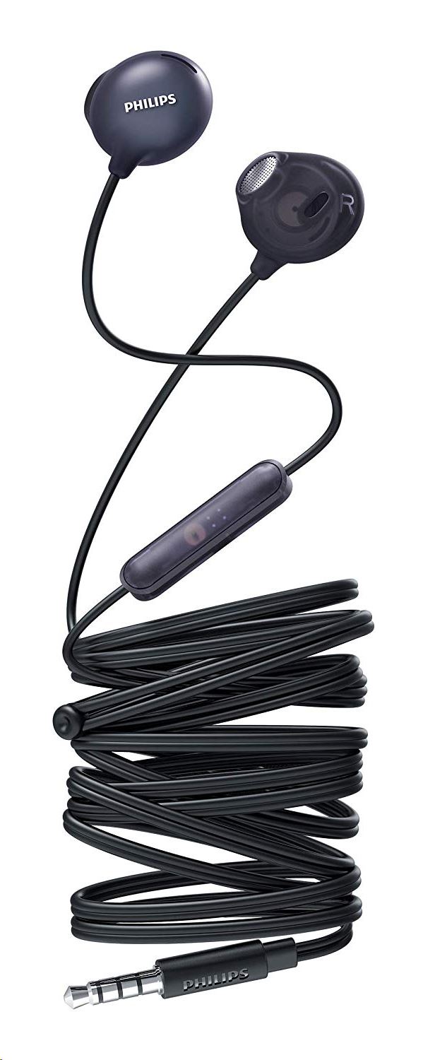 Philips Upbeat InEar fülhallgató mikrofonnal fekete  (SHE2305BK/00)