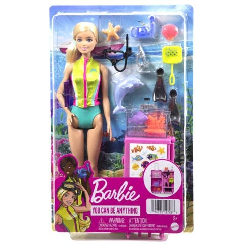 Mattel Barbie: Tengerbiológus baba játékszett (HMH26)