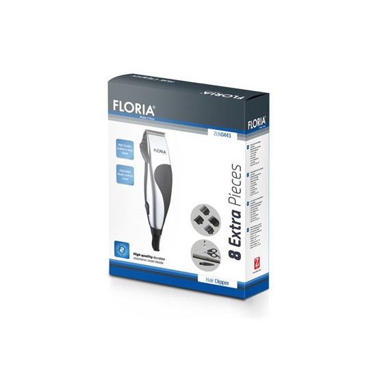 Floria ZLN0443   9W  8 tartozék Hajvágó