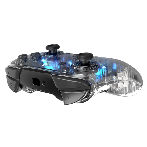 PDP Afterglow Wireless Deluxe+ Audio Nintendo Switch vezeték nélküli áttetsző kontroller PDP Afterglow Wireless Deluxe+ Audio Nintendo Switch vezeték nélküli áttetsző kontroller