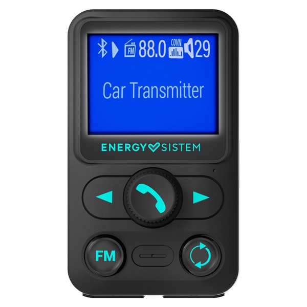Energy Sistem Car Transmitter Fm Xtra Kihangosító és Transzmitter Black