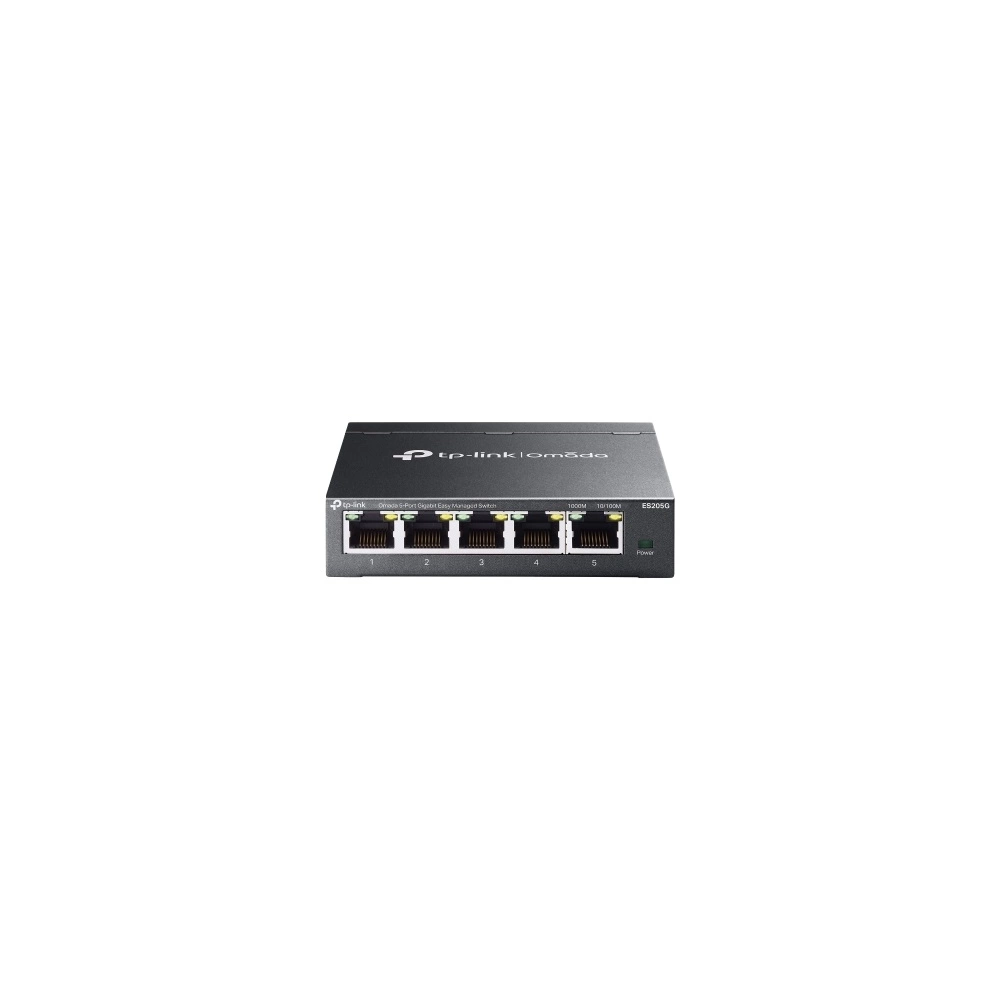 TP-Link ES205G 5-Port Switch Fekete