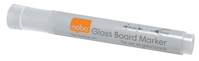 Üvegtábla marker, NOBO, fehér Üvegtábla marker, NOBO, fehér