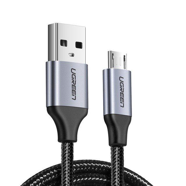UGREEN micro USB QC 3.0, 2.4A, 0.25m, fekete (60144)