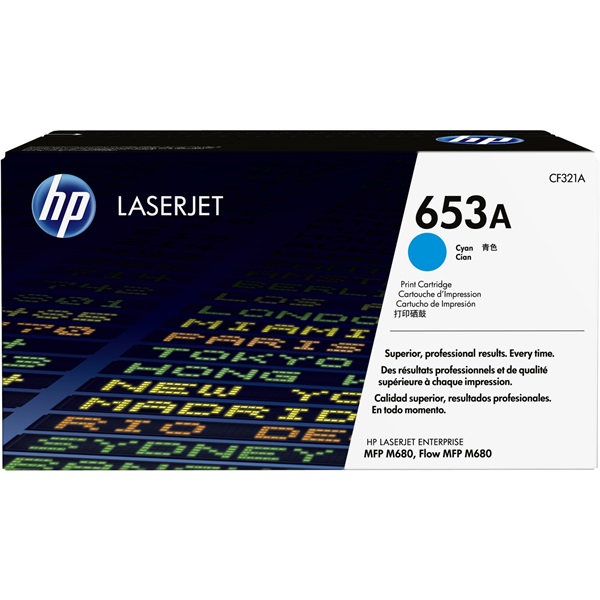 HP CF321A (653A) Cián  eredeti toner