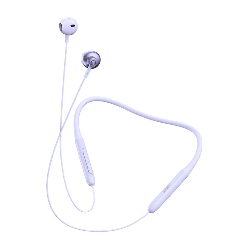 Neckband Magnetic Sport Earphones Baseus Bowie P1 (purple)