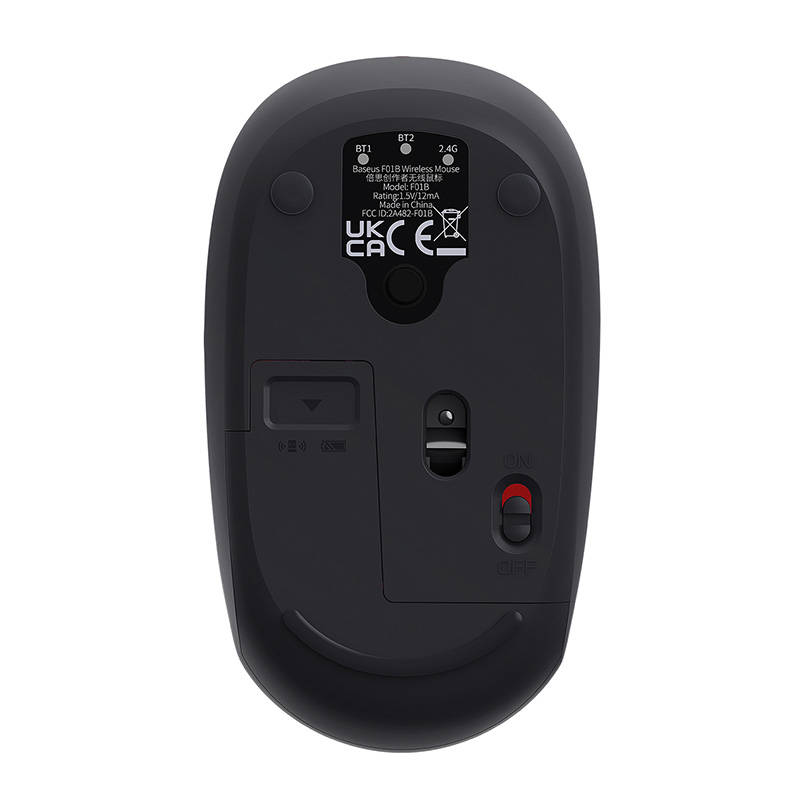 Wireless mouse Baseus F01A 2.4G 1600DPI (frosted grey)
