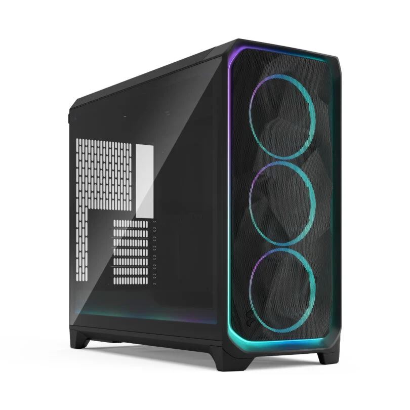 FRACTAL DESIGN Meshify 3 XL Ambience Pro RGB Fekete TG enyhén színezett edzett üveg