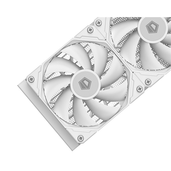 ID-Cooling FX240 PRO WHITE  25dB  max. 140,16 m3/h  2x12cm CPU Water Cooler Fehér