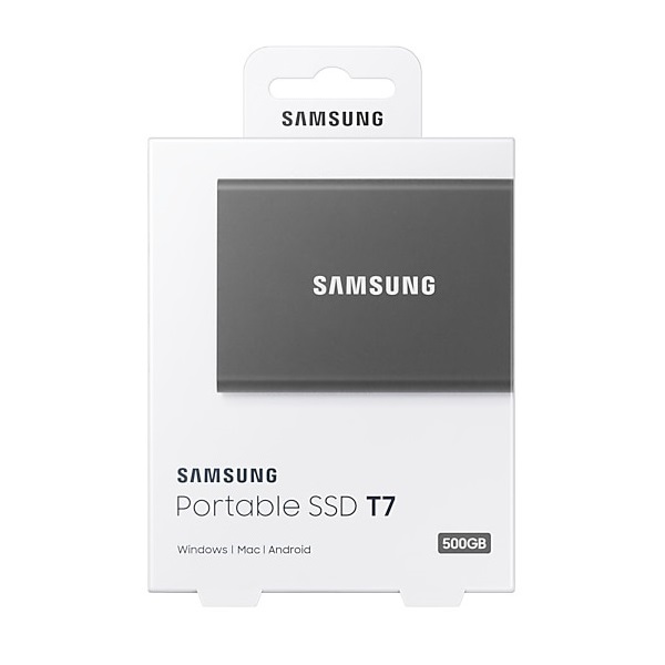 1TB Samsung T7 külső SSD meghajtó szürke (MU-PC1T0T) 1TB Samsung T7 külső SSD meghajtó szürke (MU-PC1T0T)