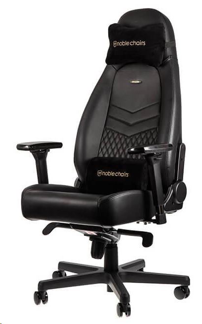 noblechairs ICON gaming szék Valódi bőr Fekete (NBL-ICN-RL-BLA) noblechairs ICON gaming szék Valódi bőr Fekete (NBL-ICN-RL-BLA)