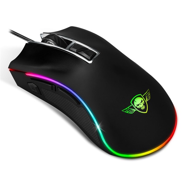 Spirit Of Gamer PRO-M6 optikai Gaming egér fekete (S-PM6)