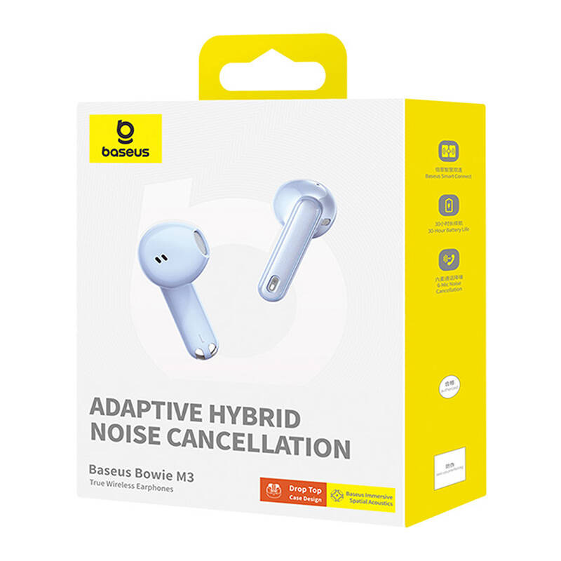 Earphones TWS Baseus Bowie M3 Kék