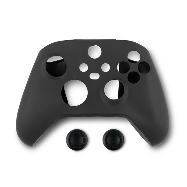 Spartan Gear XBOX Series X/S kontroller szilikon skin + fekete thumb grips