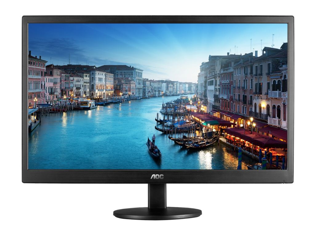 20" AOC E2070SWN LED monitor fekete