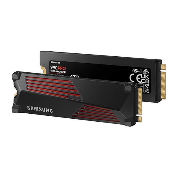 Samsung 4TB M.2 2280 NVMe 990 Pro with Heatsink SSD