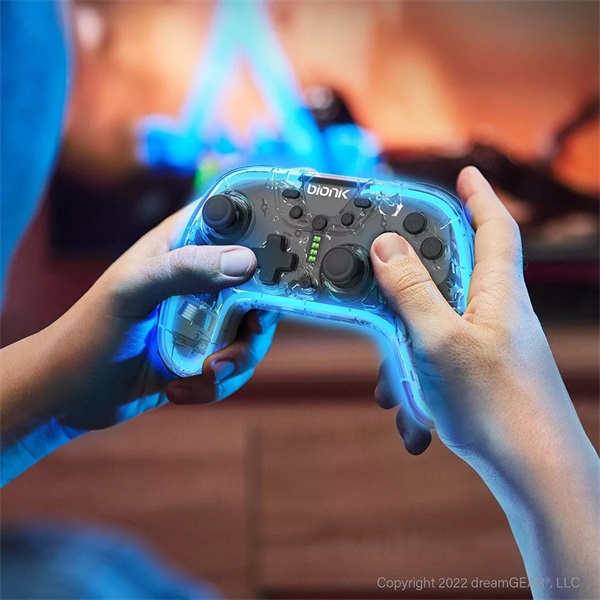 Bionik BNK-9099 NeoGlow Nintendo Switch vezeték nélküli RGB kontroller