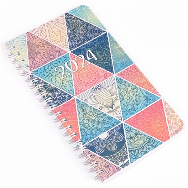 Realsystem 2025 SP2 8711-52 mozaik heti beosztású spirálos zsebnaptár