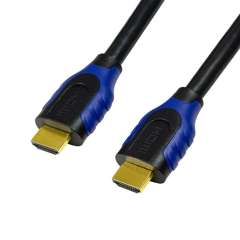 LogiLink HDMI kábel, A/M-A/M, 4K/60 Hz,2m, fekete-kék (CH0062)