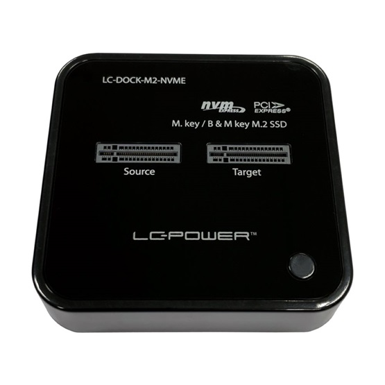  LC Power LC-DOCK-M2-NVME SSD dokkoló állomás