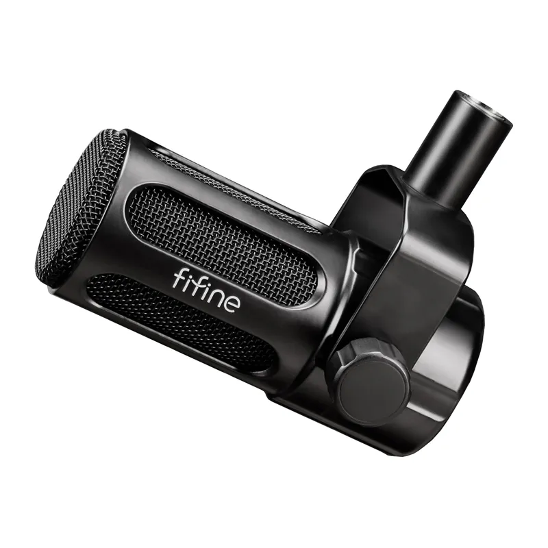 Fifine Tank1 dinamikus stúdió mikrofon Fekete