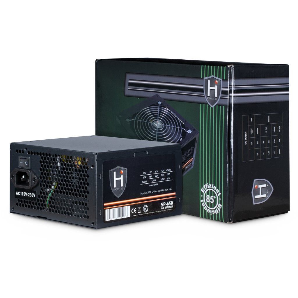 Inter-Tech HiPower SP-650 650W tápegység (88882111)