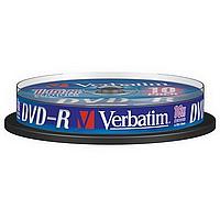 Verbatim DVD-R 4.7GB 16x hengeres DVD lemez 10db/cs Verbatim DVD-R 4.7GB 16x hengeres DVD lemez 10db/cs
