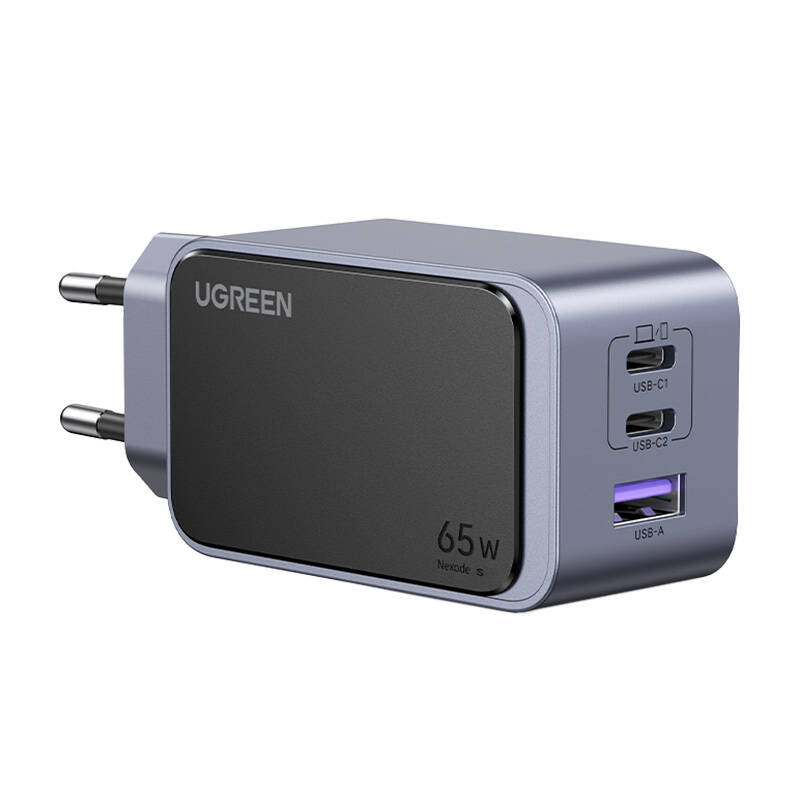 UGREEN Nexode Air 65W USB-A + 2xUSB-C hálózati töltő (065455)