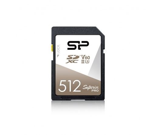 Silicon Power 512GB SDXC Superior Pro Class 10 U3 V60 Memóriakártya Silicon Power 512GB SDXC Superior Pro Class 10 U3 V60 Memóriakártya