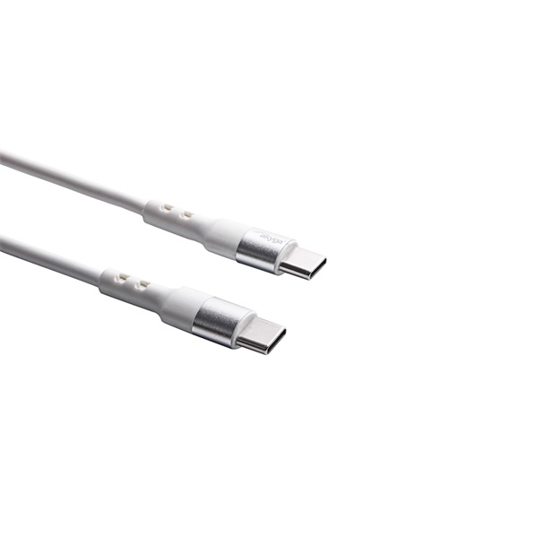 Akyga USB-C - USB-C kábel 60W, 1.8m fehér (AK-USB-41) Akyga USB-C - USB-C kábel 60W, 1.8m fehér (AK-USB-41)