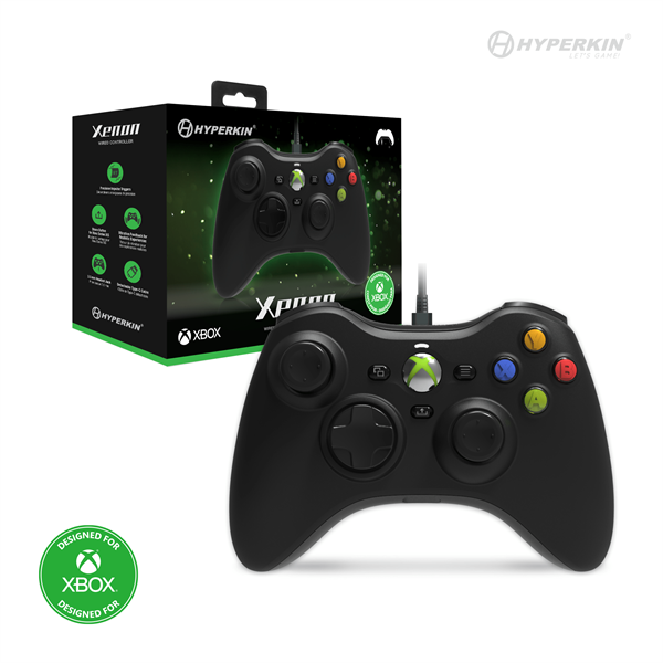 HYPERKIN Xenon Xbox Series|One/Windows 11|10 Xbox liszenszelt Vezetékes kontroller Fekete