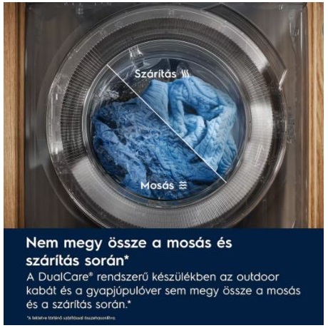 Electrolux EW8W4402QE Gőz funkcióval mosó-szárítógép