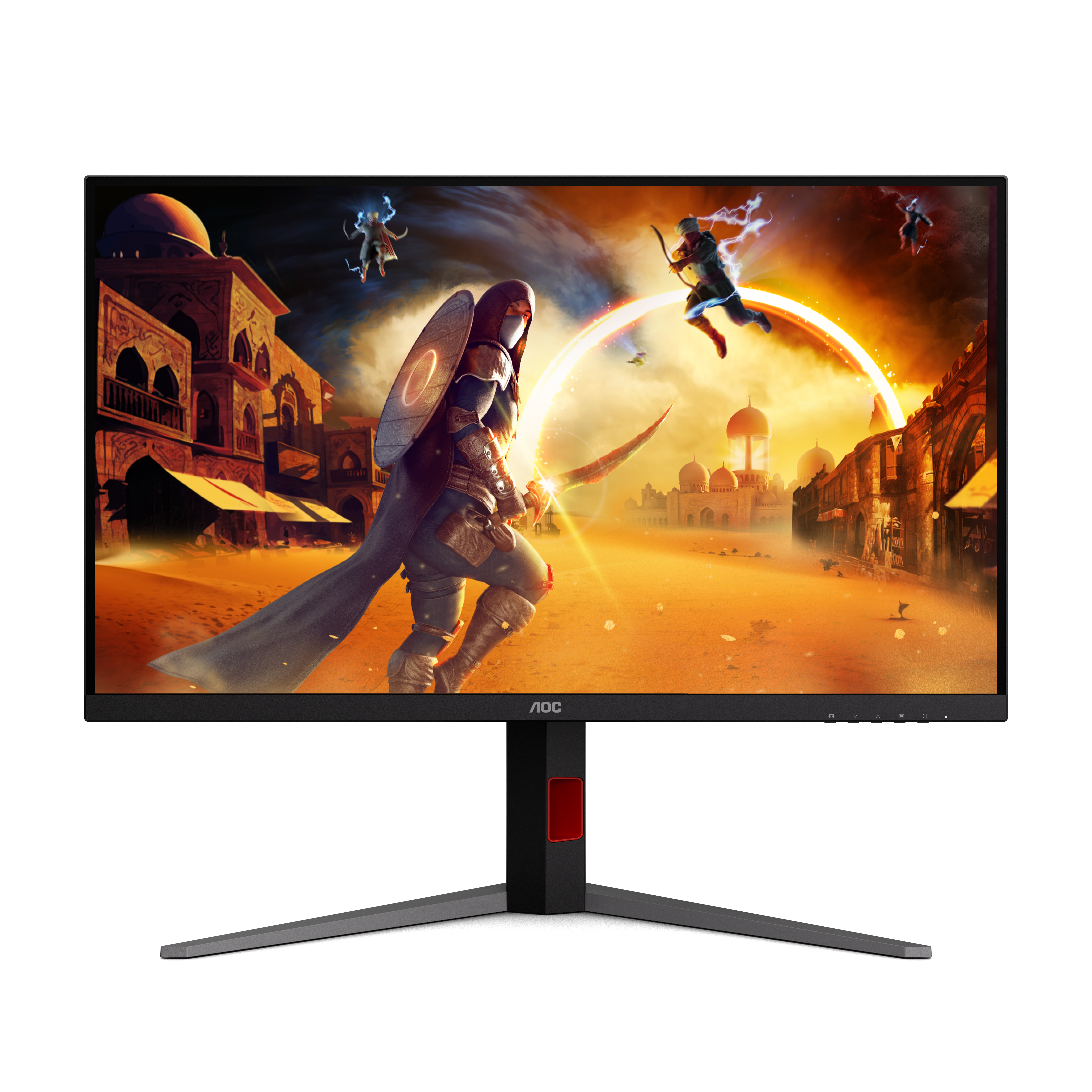 AOC 31,5" U32G4U Monitor - 3840x2160, 4K, LED, IPS, 120Hz, 0,5ms, FreeSync, Pivot, Gamer, Fekete