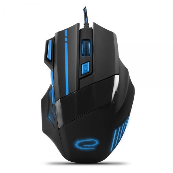 Esperanza MX201 WOLF optikai egér fekete-kék USB (EGM201B) Esperanza MX201 WOLF optikai egér fekete-kék USB (EGM201B)