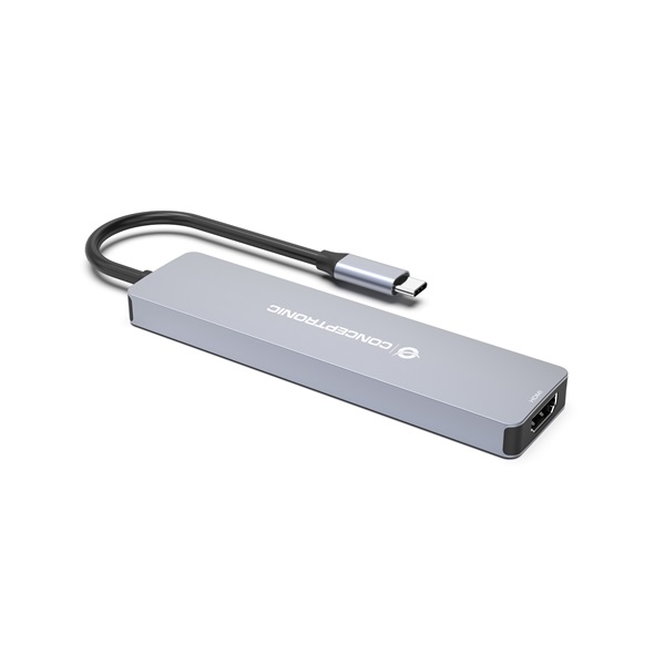 Conceptronic DONN18G USB-C to HDMI/USB-C PD/USB 3.0/SD/TF Notebook Dokkoló Conceptronic DONN18G USB-C to HDMI/USB-C PD/USB 3.0/SD/TF Notebook Dokkoló