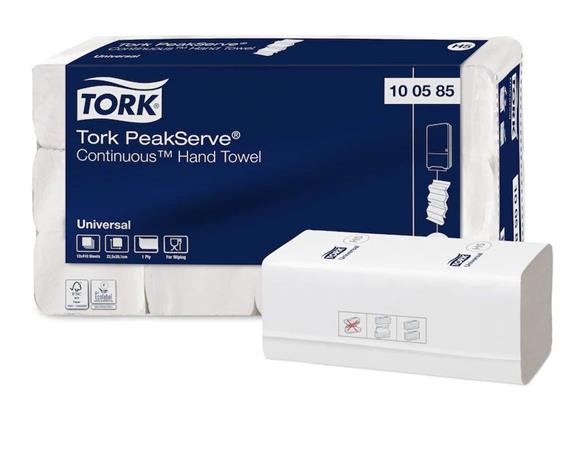 Universal TORK PeakServe hajtogatott H5 rendszer  1 rétegű  Kéztörlő   Fehér