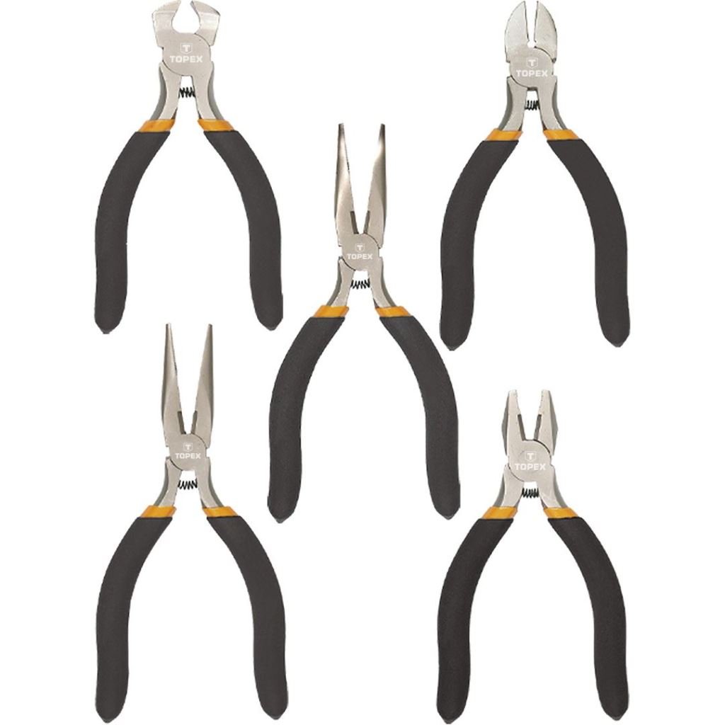 Topex precíziós fogókészlet 5db, 125mm (32D755) Topex precíziós fogókészlet 5db, 125mm (32D755)
