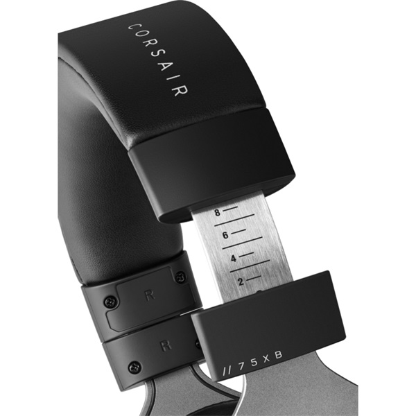 Corsair HS75 XB WIRELESS Gaming vezeték nélküli mikrofonos fejhallgató fekete-szürke (CA-9011222-EU)