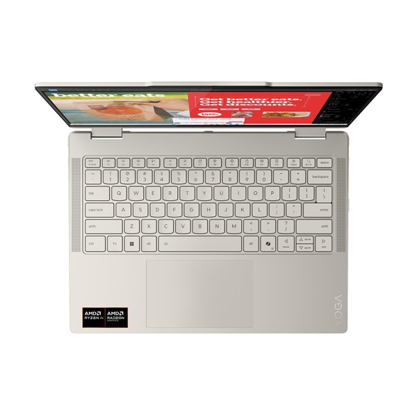 LENOVO Yoga 7 2-in-1 14AKP10 14.0" WUXGA Touch AMD Ryzen AI 5 340  16GB  512GB SSD  Win11 Home  Seashell Notebook + PEN