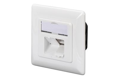 Digitus Falba süllyesztett RJ45 csatlakozó 2 aljzatos CAT6 fehér Digitus Falba süllyesztett RJ45 csatlakozó 2 aljzatos CAT6 fehér