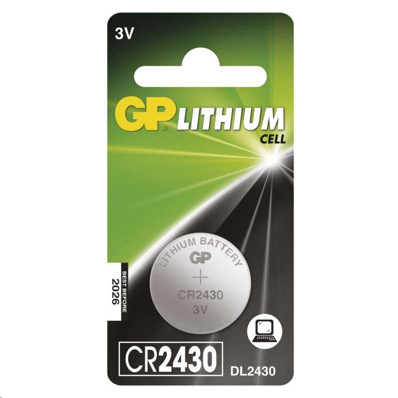 GP CR2430 Litium gombelem 3V (B15301) GP CR2430 Litium gombelem 3V (B15301)