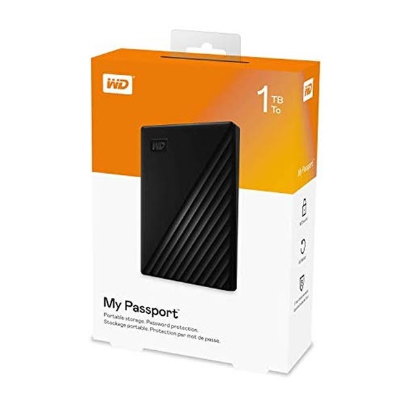1TB WD 2.5" My Passport külső winchester fekete (WDBYVG0010BBK) 1TB WD 2.5" My Passport külső winchester fekete (WDBYVG0010BBK)