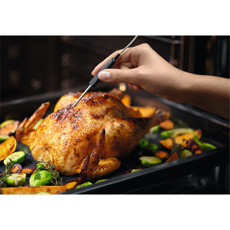 Electrolux EOD6P77WX SteamBake fekete-inox, beépíthető, sütőtér:72L, grill, légkeverés, priolitikus, sütő