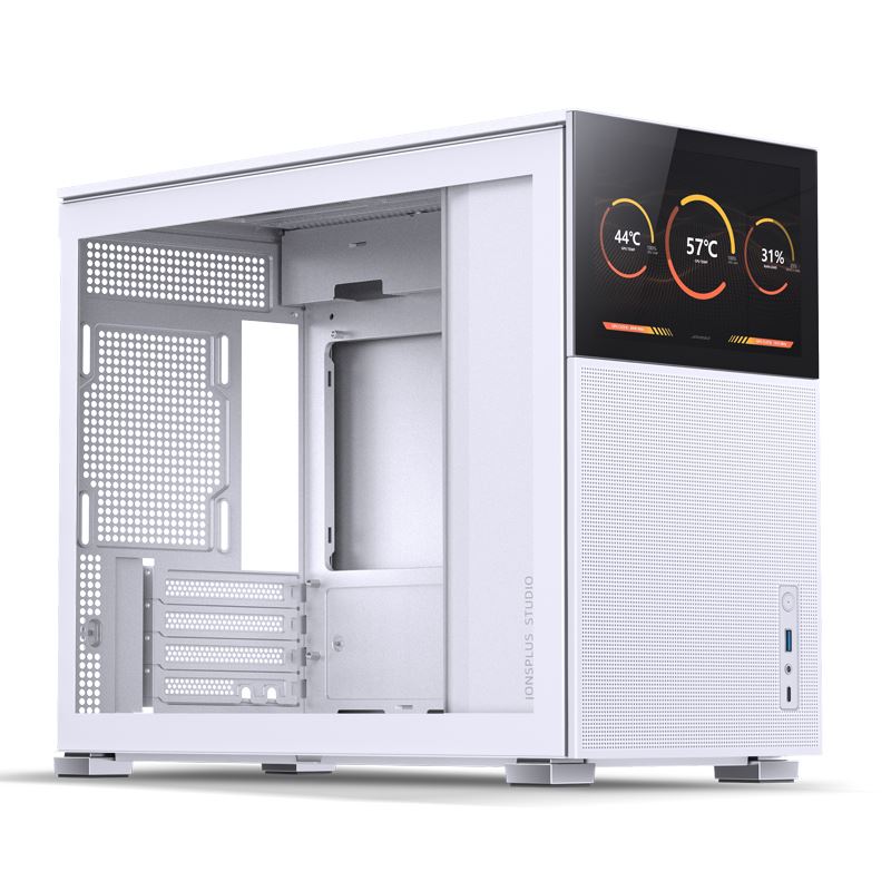 Jonsbo D31 MESH SCREEN White táp nélküli ablakos mATX ház fehér Jonsbo D31 MESH SCREEN White táp nélküli ablakos mATX ház fehér
