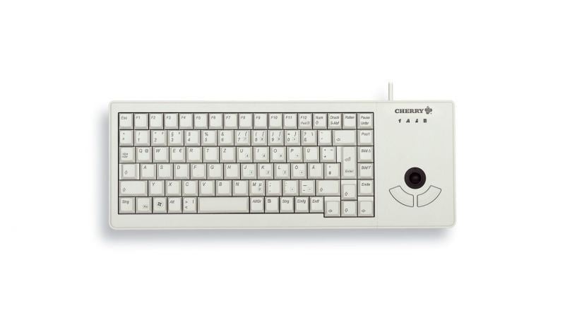 Cherry XS Trackball G84-5400 US billentyűzet világosszürke (G84-5400LUMEU-0)