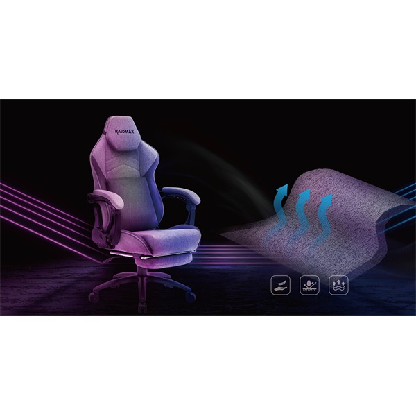 RAIDMAX DK719 Gamer szék Kék 